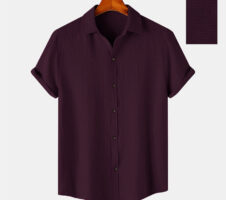 Men Casual Wear Cotton Structured Shirt