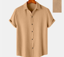 Men Casual Wear Cotton Structured Shirt