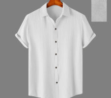 Men Casual Wear Cotton Structured Shirt