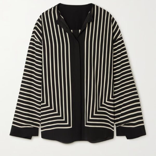 Black Colour Russain Satin Silk Party Wear Co-ords Set