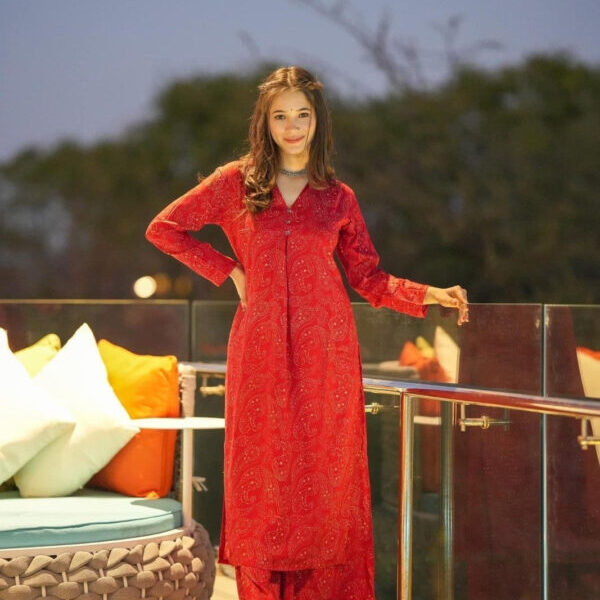 Casual Wear Printed Kurti With Bottom For Women's