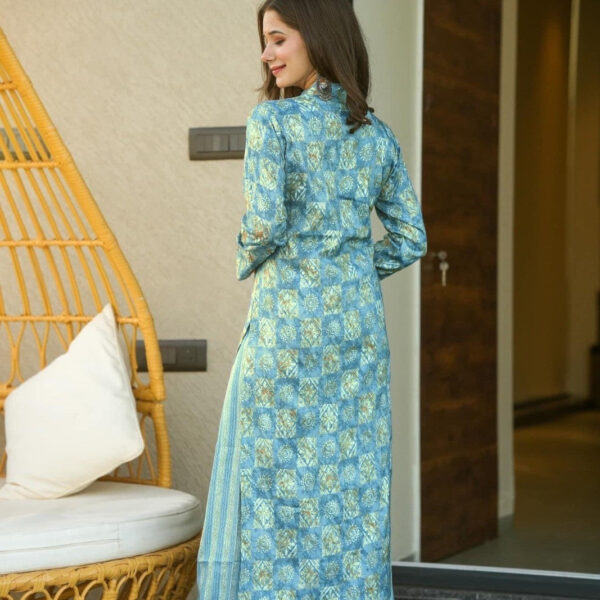 Casual Wear Printed Kurti With Bottom For Women's