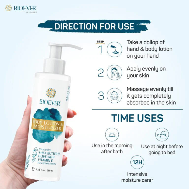 1712128894-314890066 Deep Body Moisturizer with Sea butter, olive & Vitamin e for Deep Moisturization & smooth skin | All Skin Type – 250ml Dropshipera