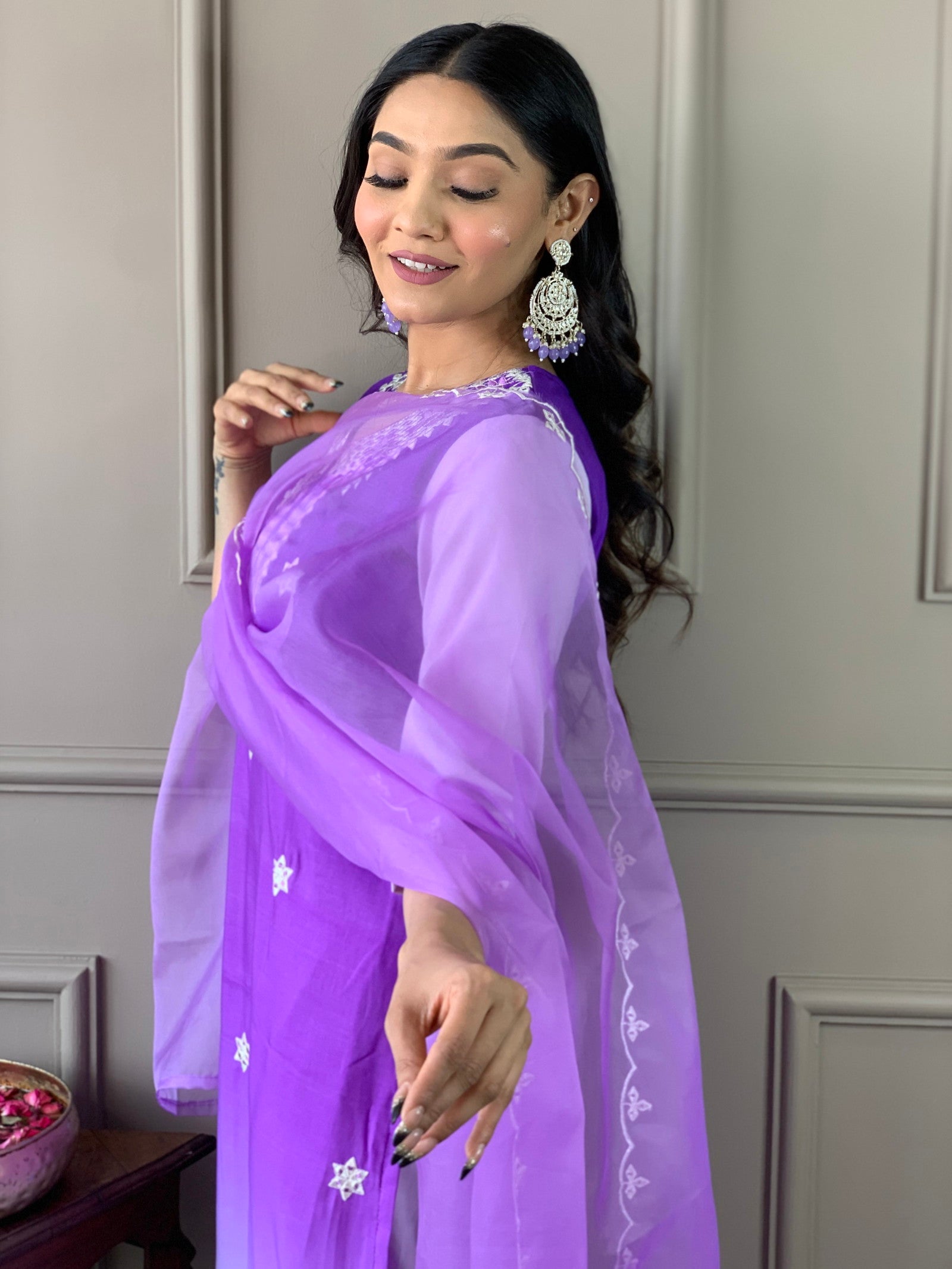 1718345046-1545639794 Beautiful Designer Kurta With Pant And Dupatta Dropshipera