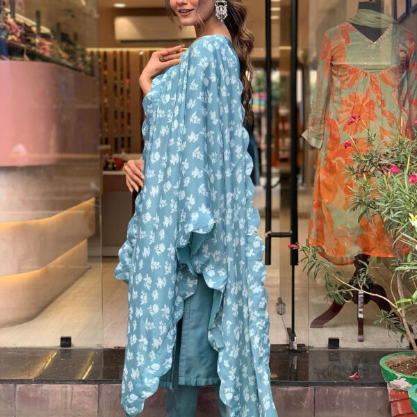 New Catalog Launched Women Viscose Kurta With Pant And Digital Print Dupatta Set