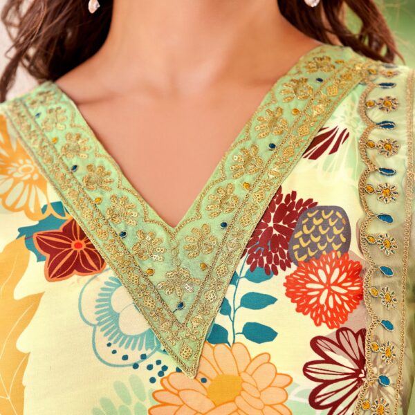 Women Floral Print Kurta with Pants And Dupatta