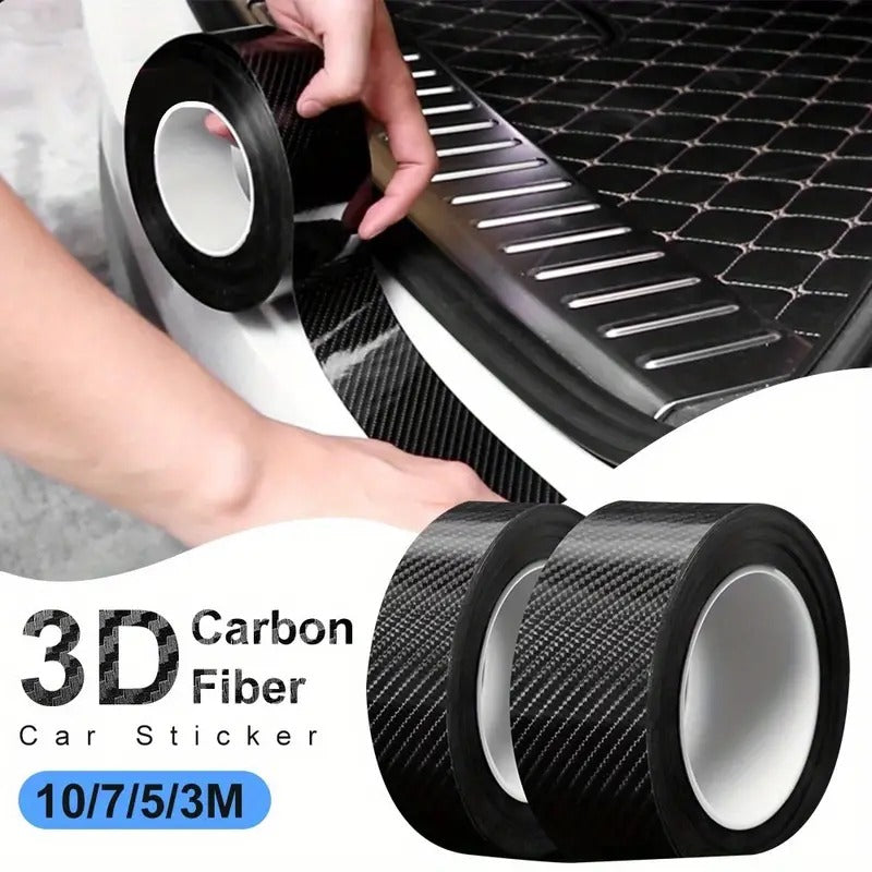 1724783883916 High Gloss Anti Scratch Black Carbon Fiber Paint Protection Film Tape Mojo