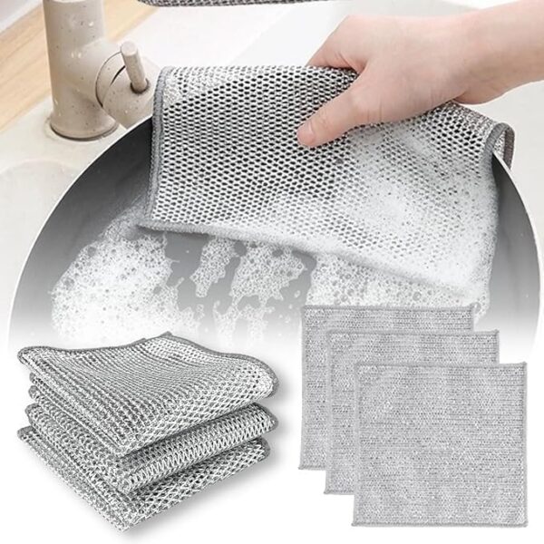 Scrubbing Pa Wire Dish Cloth Pack Of 5