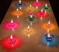3D Diya 12 Pis Set