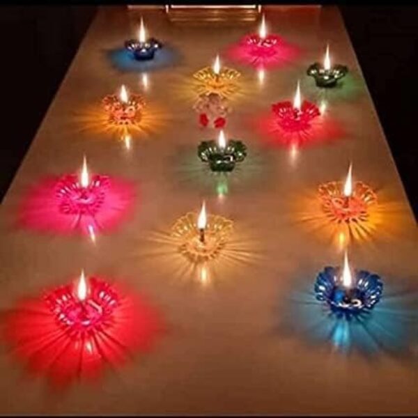 3D Diya 12 Pis Set