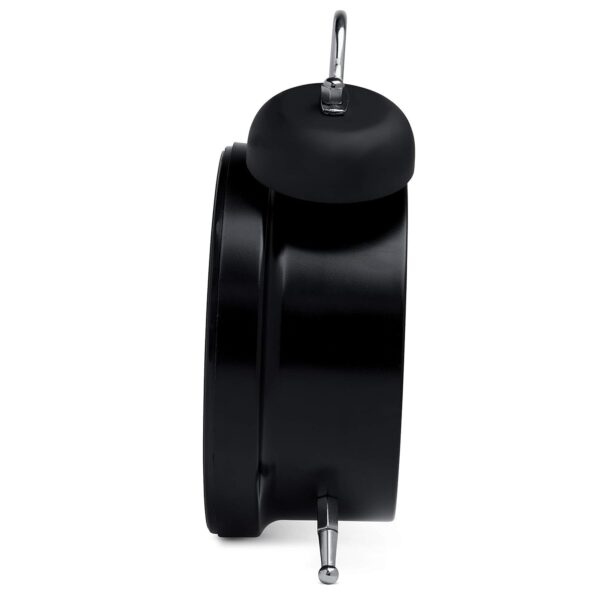 Twin Bell Black Clock Small