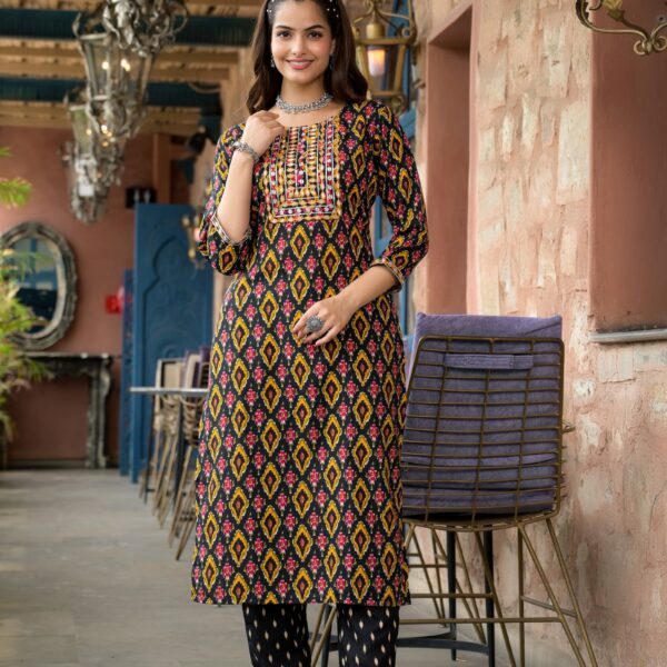 Beautiful Designer  Rayon Full Stiched Kurti Pant with Dupatta