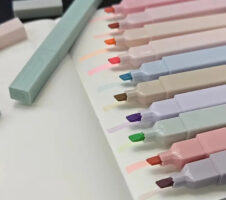 6 Pcs Aesthetic Cute Highlighters Pen