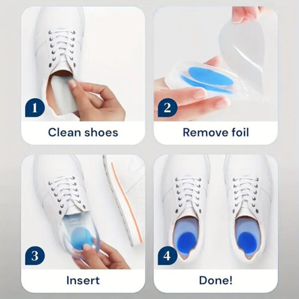 Blue Gel Insole Heel Insole