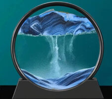 7 Inch Quick Sand Art Painting (Blue)