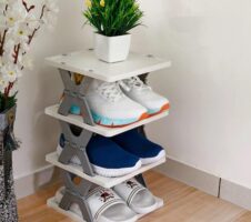 Foldable Space Saving Shoes Rack 3 Layer