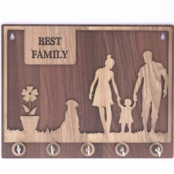 Best Family Wooden Keyholder