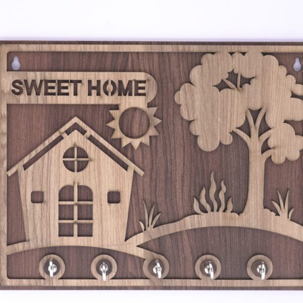 Seeet Home Wooden Keyholder