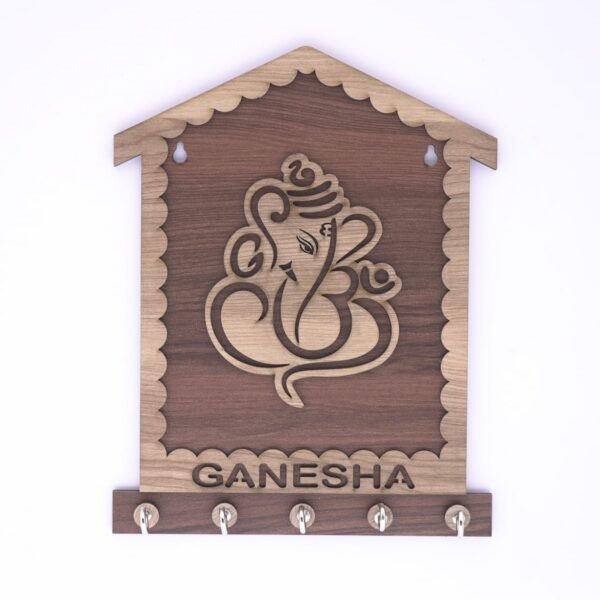 Ganesh Wooden Keyholder