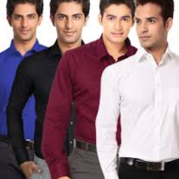 Combo of 4 Casual Shirts for Men (Multicolor, S)