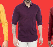Combo of 3 Casual Men's Shirts (Multicolor, S)
