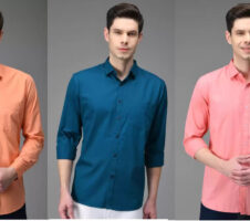 Combo of 3 Casual Men's Shirts (Multicolor, S)