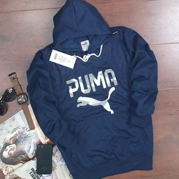 Hoodie for Men & Women Unisex Printed Hoodie (Blue, S)