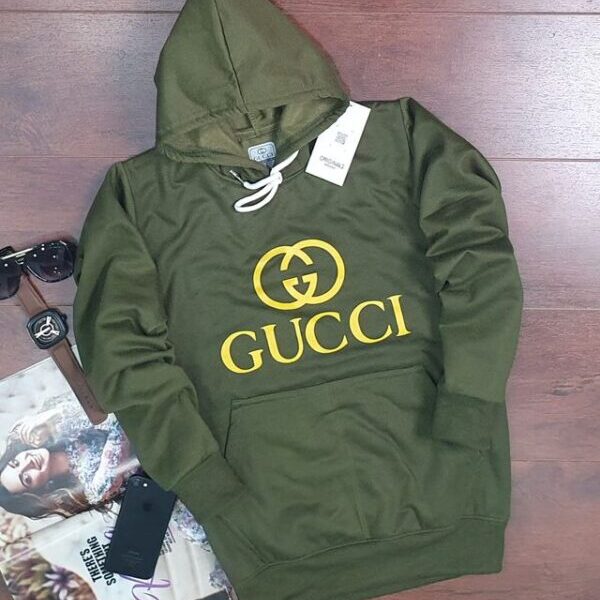 Hoodie for Men & Women – Unisex Printed Hoodie (Green, S)