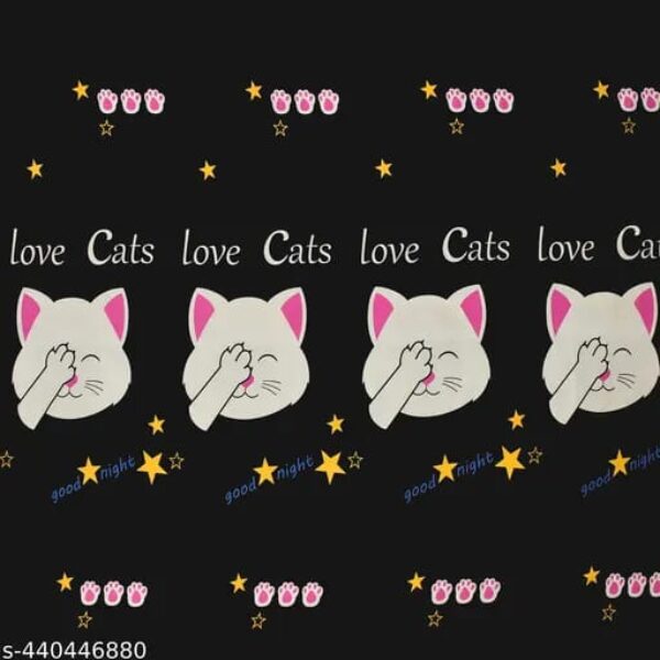 Super Soft Glace Cotton All Round Elastic Fitted Double Bed Bedsheet with 2 Pillow Covers-72x78x8