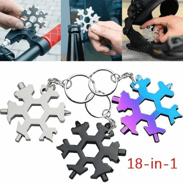 18 In 1 Snowflake Multi Tool