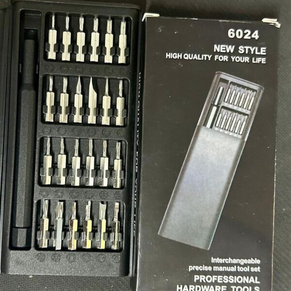 24-in-1 Precision Screwdriver Set with 24 Alloy S2 Steel Bits,Repair Tool Kit
