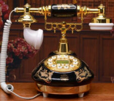 European High-end Retro Ceramic Telephone