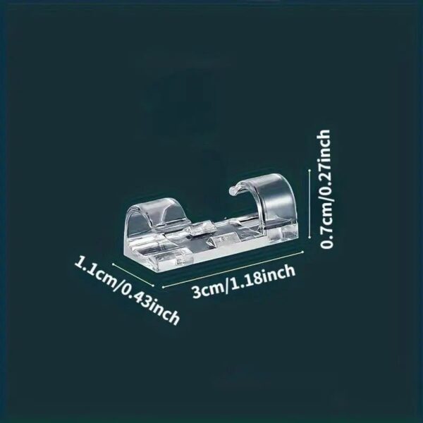 20 Pcs Cord Wire Cable Clips