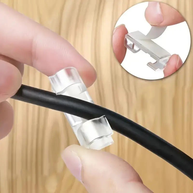 20-pcs-cord-wire-cable-clips-831908 20 Pcs Cord Wire Cable Clips - My Fashion Sell