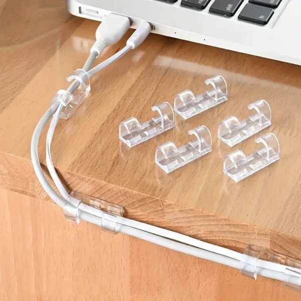 20 Pcs Cord Wire Cable Clips