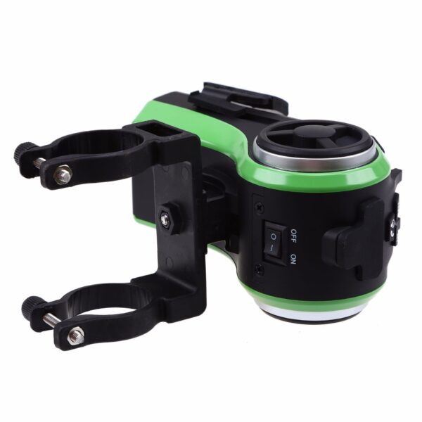 5 In 1 Double LED Bicycle Light Bluetooth Bicycle Phone Holder