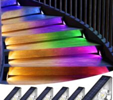 Solar Step Light Colorful Color Setting Multi-mode Stair Light