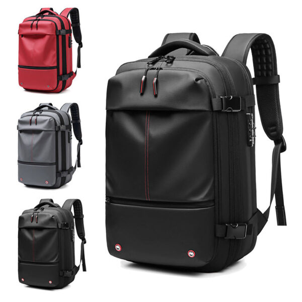 Computer Bag Vacuum Compression Large-capacity Travel Backpack Men's