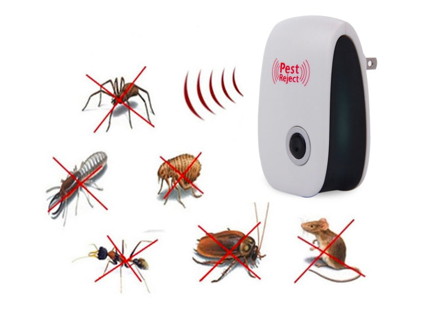 4143412296009 Electronic Ultrasonic Healthy Rechargeble Anti Mosquito Insect Pest Reject Mouse Repellent Repeller Practical Home EUUS Plug My Store