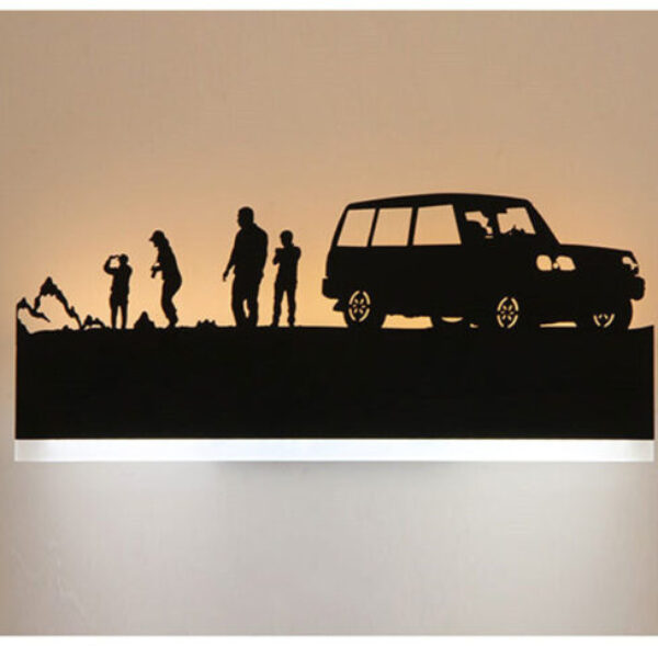 Nordic LED Acrylic Background Wall Light