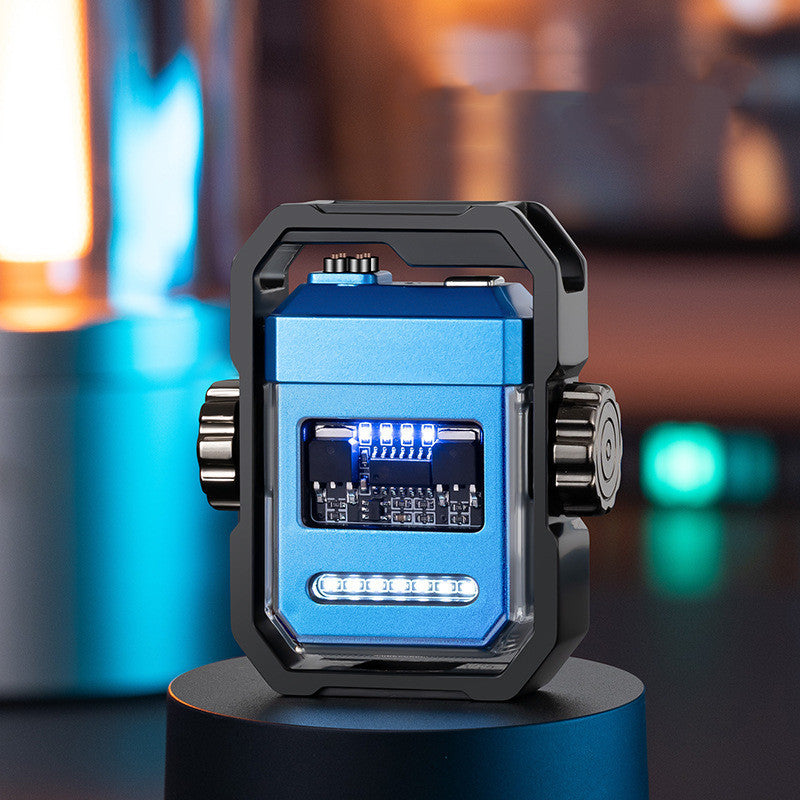 5749a3c2-1c25-4925-a329-215c0c565ac3 New Pulse Lighter Double Arc Outdoor Windproof Type-C Charging Electric My Store