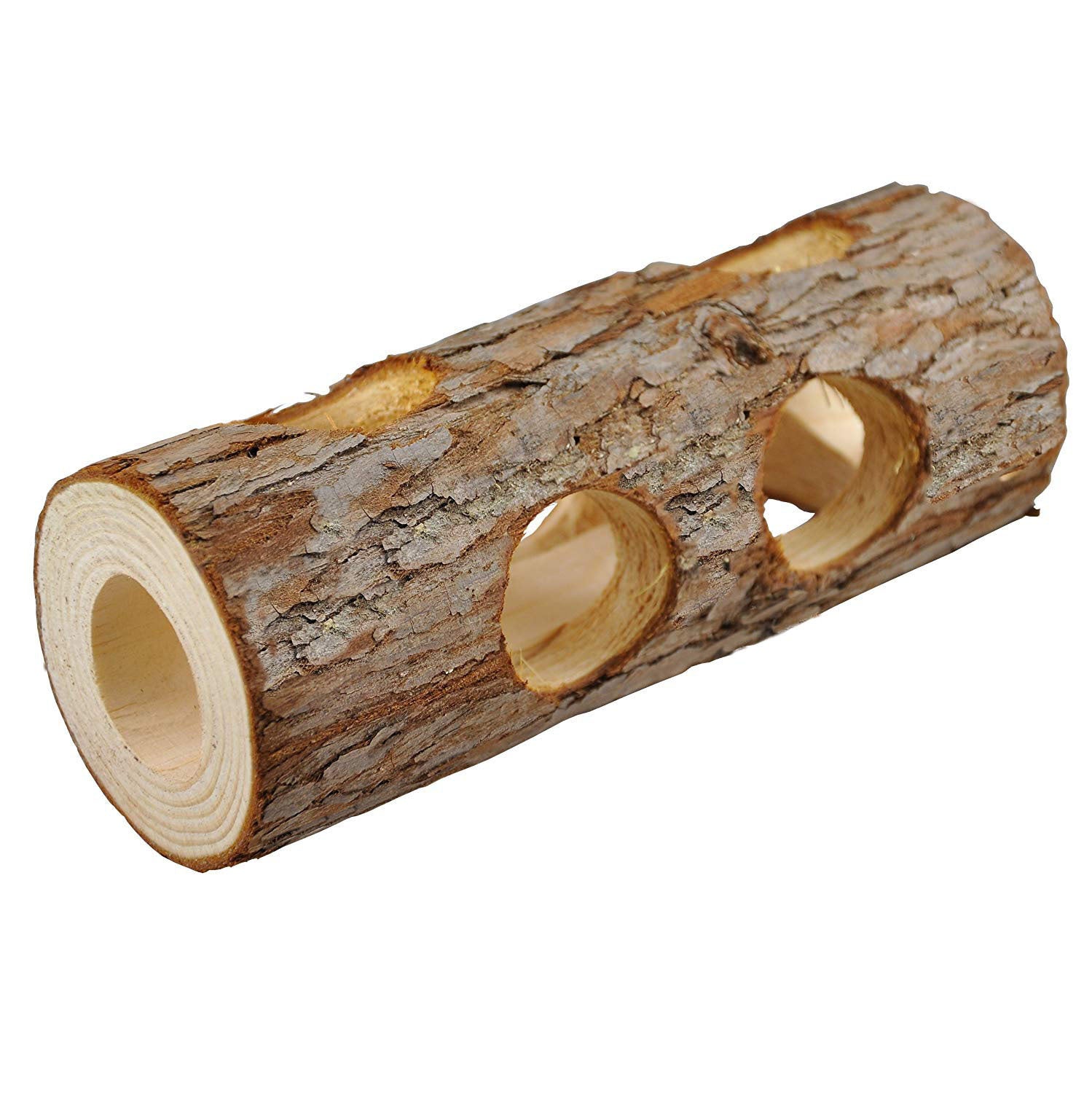 6450601480839 Hamster Wood Pipe Toy Tree Tube My Store
