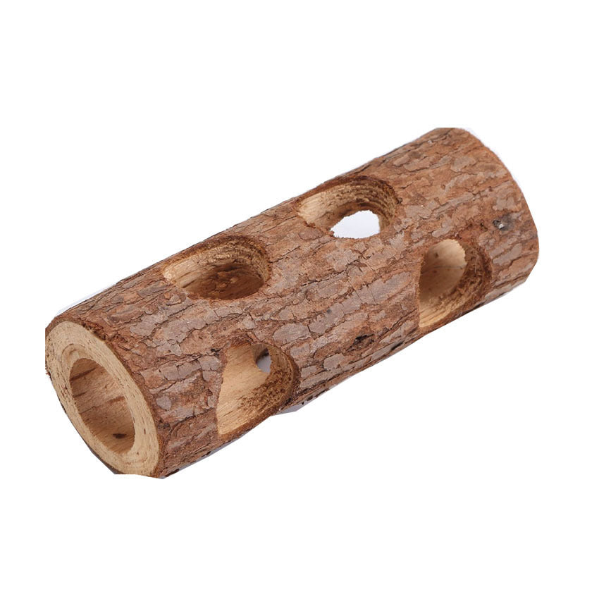 682041790981 Hamster Wood Pipe Toy Tree Tube My Store