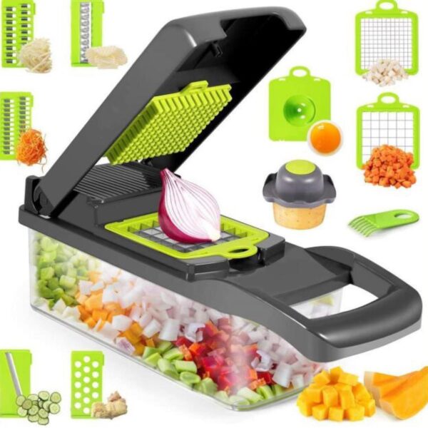 12 In1 Manual Vegetable Chopper Kitchen Gadgets Food Chopper Onion Cutter Vegetable Slicer