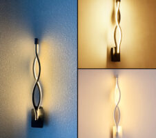 LED aluminum wave wall light
