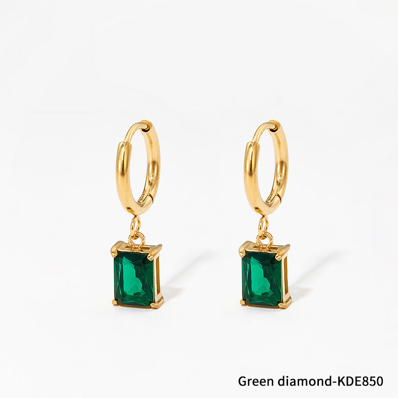 853e88f8-5a38-42d0-b49c-c2759d545496 European And American Niche Normcore Bag Zircon Stainless Steel Geometric Simple Earrings For Women 3080