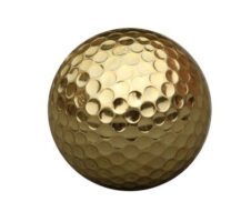Gold-plated golf