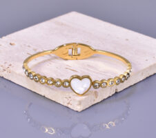 Fashion Love Stainless Steel Diamond Bracelet