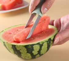 Kitchen Three-in-one Stainless Steel Fruit Cutting Gadget