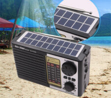 Full Band Bluetooth Card MP3 Player Solar Emergency Charging